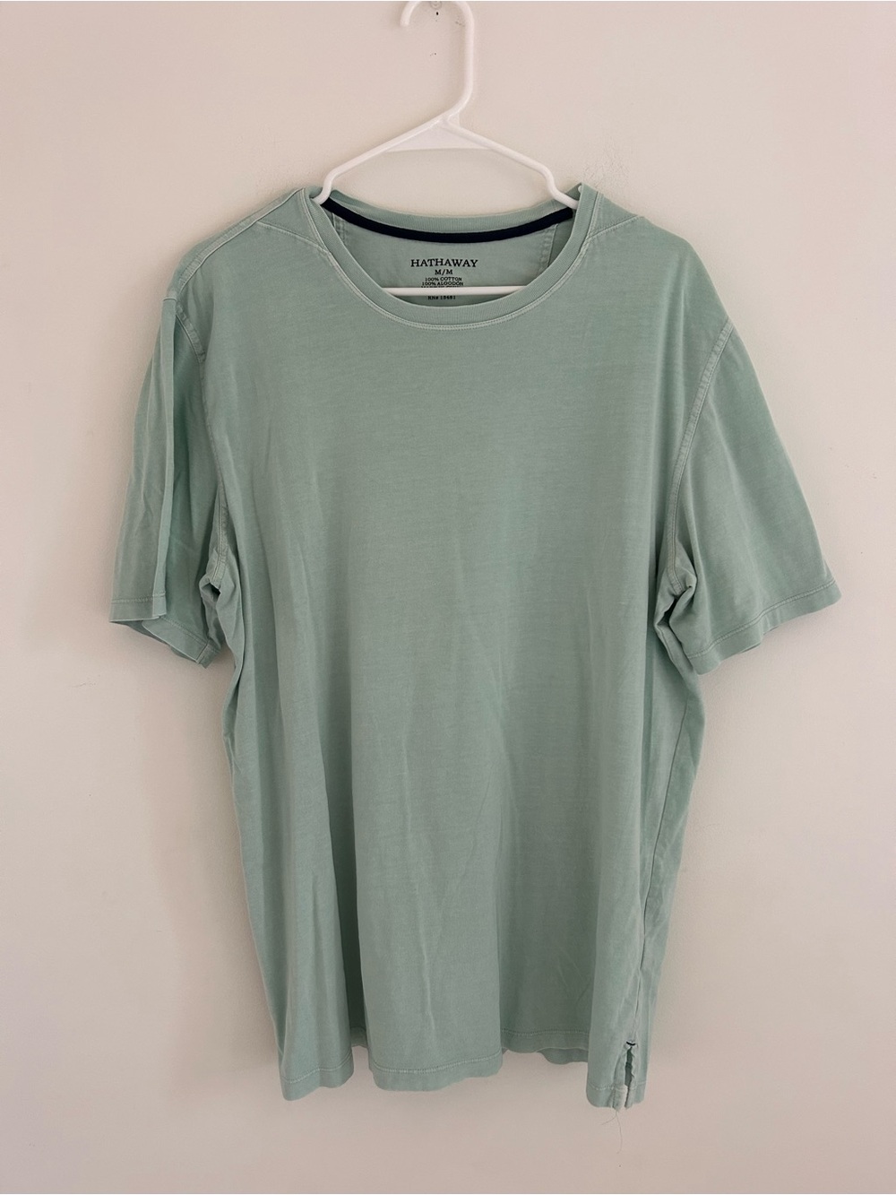 Hathaway Sage Green Short Sleeve Crew Neck Tee